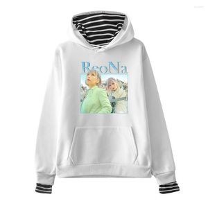 Men's Hoodies ReoNa 2D Print Hooded Women/Men Clothes Harajuku Casual High Collar