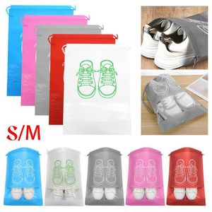 Storage Bags 1pcs Portable Shoes Bag Travel Waterproof Drawstring Pocket Closet Organizer Clothing Classified