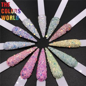 Nail Glitter Shinning Iridescent Rainbow Nails Art Decoration Tumbler Accessories Festival Party Leverantör 230715