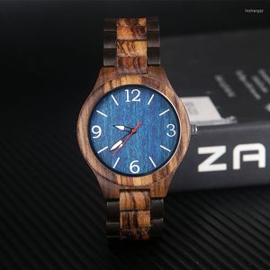 Relógios de pulso 2023 Moda Casual Design Esportivo Relógio de Madeira Masculino de Luxo Relógio Feito à Mão em Madeira de Quartzo Reloj Hombre