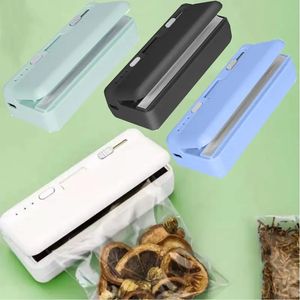 Mini Chip Bag Heat Sealer - Portable Food Seal Machine For Plastic Bags Kitchen Handheld Vacuum Sealer Small Chip Bag Resealer And Opener Hand Packet Sealer