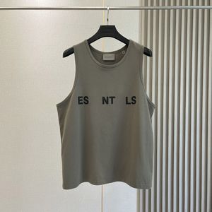 メンズTシャツ2023SS新しい推奨夏の男性と女性のノースリーブデザイナー通気性100％コットンシンプルなレターグラフィックプリント高品質のストリートカジュアルベスト