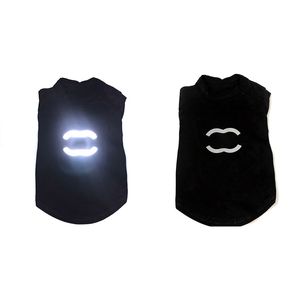 Pullover per cani stampato luminoso Alla moda Teddy Schnauzer Bulldog francese Gilet per cani e gatti senza peli