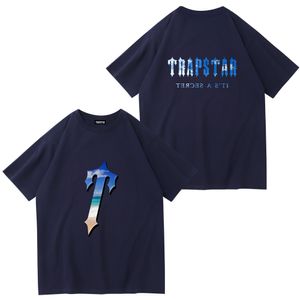 ファッションポピュラーマンシャツレター高品質のトラプスター高級デザイナー半袖シャツメンズTシャツカジュアルデザイナーコットンブランドホワイトTシャツ