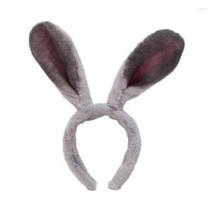 Accessori per capelli Halloween Cartoon Ear Hoop Donna Trucco per fascia per carnevale di Pasqua Cosplay