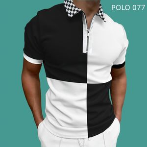 Polo da uomo Estate Maschile Abbigliamento oversize Urban Streetwear Moda Luxury Brand Golf T Shirt Risvolto Casual Top Mens Polo S4XL 230715