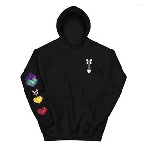 Erkek Hoodies Wawni Grian 3 Yaşam Hoodie Unisex Tops Street Giyim Giysileri Eşsiz Uzun Kollu Cosplay Sweatshirt Kış Kamyon