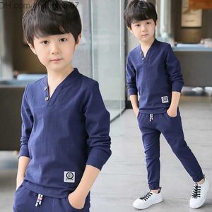 Clothing Sets Boys' clothing set children's sports set children's clothing set boys' track and field suit autumn set boys 5 7 8 9 10 11 12 years old Z230717