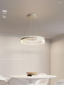 Hängslampor sovrum ljuskrona minimalistisk ljus lyx enkel rum studie ring design sense postmodern master lampa