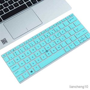 Capas de teclado removível colorida capa de teclado impermeável à prova de poeira protetor de teclado adesivo filme para hp elitebook 735 g5/830 g5 r230717