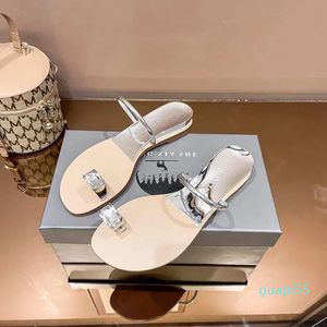 Mody kobiety Sandals Kapcieczki Trendy kryształowe klapki ozdobne Włoch Classic Family Slip Flat Slider Designer Casual Kids Pasps Box UE 35-40