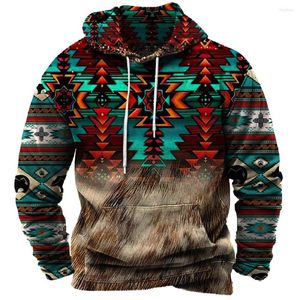 Moletons Masculinos Vaca Impressa 3D Moda Vintage Tops Manga Longa Roupas Masculinas Casuais Jaqueta Casaco Pulôveres Superdimensionados Streetwear