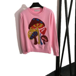 Дизайнерская одежда Женская вязаная свитер с короткими рукавами