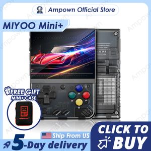 Portable Game Players MIYOO Mini Plus Portable Retro Handheld Game Console V2 Mini IPS Screen Classic Video Game Console Linux System Children's Gift 230715