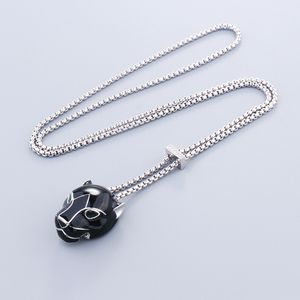 Nytt svart halsband choker dubbel ring länk designer smycken set locket armband älskar kvinnor män par mode tacksägelse valentine party bröllop engagemang