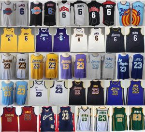 High School LeBron James Jersey 23 6 Men Stitched Basketball Irish St. Vincent Mary Space Jam Tune Squad City Earned For Sport Fans Shirt National Team Yellow Black