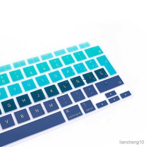 Tastaturabdeckungen Spanisch Laptop Farbe Tastaturabdeckung für Air 13 A2179 Schutzfolie Tastaturhülle für Air13 Neu R230717