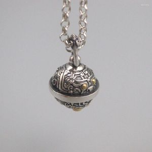 Kedjor Real 925 Sterling Silver Pendant Blessing Animal Bell 1,25 