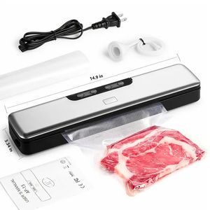 Vacuum Sealer Machine For Food Saver - Food - Smoke - Sealer Machine Automatic Air Sealing System For Food Storage Dry And Wet Food Mode Compact Design 12.6 Inch