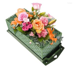 Flores decorativas florais gaiola de espuma arranjos de flores titulares com para fresco e centro de mesa de casamento decorações de férias