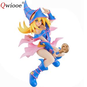 Anime Manga Qwiooe Original Japan Anime Figure Duel Monsters Dark Magician Girl PVC Action Figure Model Doll Toys L230717