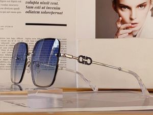 Realfine888 5A Óculos 51S281 Ferra Armação Retangular Óculos de Sol de Luxo Designer para Homem Mulher com Óculos Caixa de Tecido 51S282