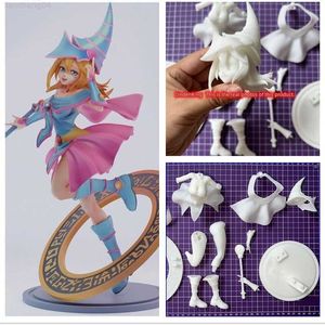 Anime Manga LindenKing 1/8th 1/6th 3D White Garage Kits ark magician girl Figura Unpainted Unassembled Gift For Modelers And Painters A352 L230717
