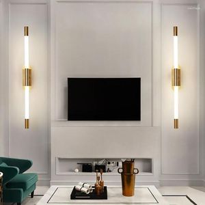 Wall Lamp Modern LED Lamps Indoor Long Strip For Living Room Bedroom Corridor Aisle Nordic Lighting Light Fixture