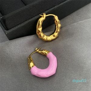 Stud Fashion Fancy Designer Orecchini asimmetrici in oro rosa Gioielli da donna Boutique Trend