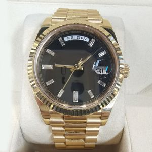 Дизайнерские свидания Mens 2813 Mechanical Watch Sapphire 40MM Римский цифровой водонепроницаемый 50 -метровый праздничный подарок с оригинальной коробкой роскошные автоматические часы ST9 AAA