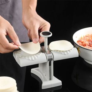 Utensílios de cozinha da moda, mini máquina automática de fazer bolinhos de massa, uso conveniente, acessórios de cozinha portáteis para piquenique, duráveis JY17