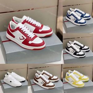 Designer Downtown Casual Shoes Prax 1 Herr Sneakers Technical Fabric Renylon Breattable Chunky Rubber Lug Sole Casual Walking Party