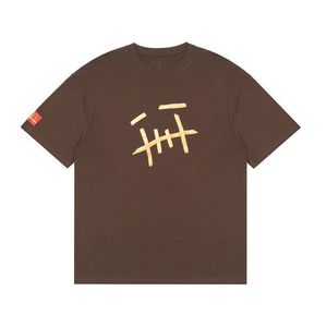 Дизайнерские футболкиTRAVIS Designer Co Branded TS Hiroshi Fujiwara Lightning High Street Свободная футболка для пары с короткими рукавами