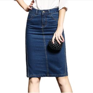 Gonne faldas mujer moda Gonne estive donna Saias Plus Size Gonna jeans casual Donna Denim Gonne a tubino Femininas S-4XL 230715