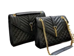 5A klassiker designer väskor kvinna väska handväskor kvinnor axelväskor äkta läder messenger väskor handväska kedja med korthållare spelautomater 24 cm 30 cm