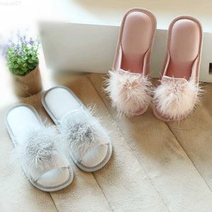 Slippers GKTINOO Cute Women Slippers Home Indoor Women House Shoes Summer Ladies Slides L230717