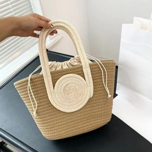 quality Luxury Designer Bag beach bag the tote shopping bag straw bag Vacation summer travel Women s clutch fashion Shoulder Bag handbag 22*20