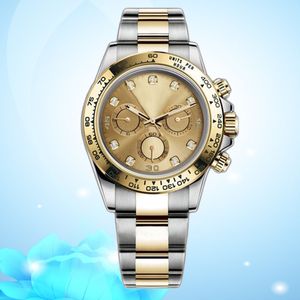 مصمم Watch Master Design Men Sports Style Automatic Automatic Movement Movement Gold Dial Stail Strap Strap Folding Buckle Reloj Digital Watch Dhgates