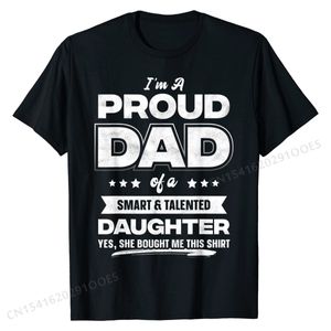 Camiseta masculina orgulhosa pai filha engraçado dia dos pais novo design camisetas