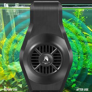Filtracja ogrzewanie USB 5V Akwarium akwarium Wentylatory chłodzący System chłodnic Kontroluje Zmniejszenie zestawu temperatury wody wentylatory chłodne 230715