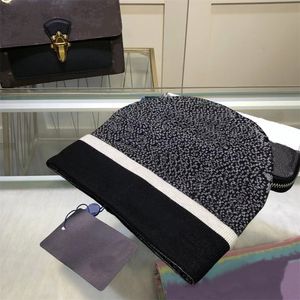 Cappello a cuffia da donna classico di moda da uomo Coppia autunno inverno Cappello universale con teschio in lana calda di alta qualità Autunno all'aperto