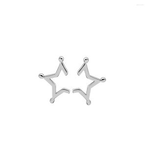 Kolczyki stadnorskie S925 Sterling Silver Contracted Star Temperament Kobietowa biżuteria
