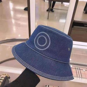 cappelli a secchiello lussuosi berretto piatto blu per donna coppia desingers unisex pieghevole sole strada pescatore viaggio all'aperto donna tesa larga s302n