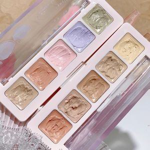 Concealer 5 Colors Palette Long Lasting Cover Dark Circles Acne Pores Cream Shading Highlighter Moisturize Face Cometics 230617