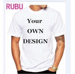 T-shirt da uomo Your OWN Design Brand Picture T-shirt bianca personalizzata per uomo e donna T-shirt taglie forti Abbigliamento uomo 230715