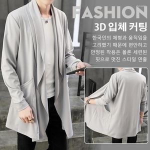 Men's Sweaters Spring Autumn Kit Caregan High-Street Coat Trendy Open Cardigun