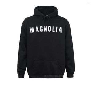 Felpe con cappuccio da uomo Funky Felpe da uomo Felpe con maniche lunghe Abbigliamento sportivo MAGNOLIA Grafica grunge per gli amanti delle piante Felpa