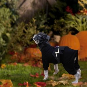 Dog Apparel Pet Clothes Funny Bat Shape Halloween Comfortable Dress For Small Dogs Stretchy Costume Supplies Cute