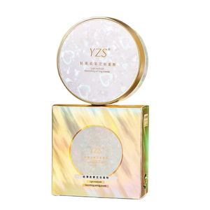 Concealer YZS Face Loose Powder Mineral Waterproof Matte Setting Finish Makeup Oilcontrol Professionelle Kosmetik für Frauen fettiges Haar 230617