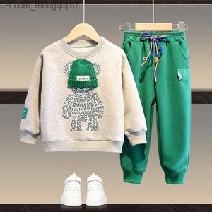 Clothing Sets Baby Boys' and Girls' Clothing Set Spring and Autumn Children's Hoodie Coat Top Pants 2PCS Clothing Children's Youth Clothing Set Z230717